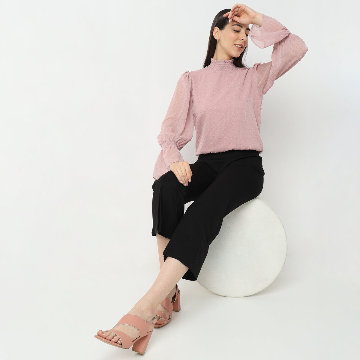 Regular Fit Textured Top