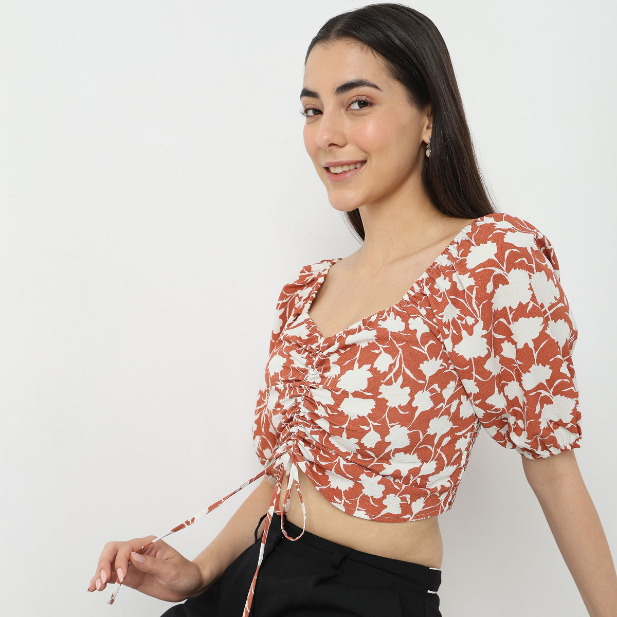 Regular Fit Floral Top
