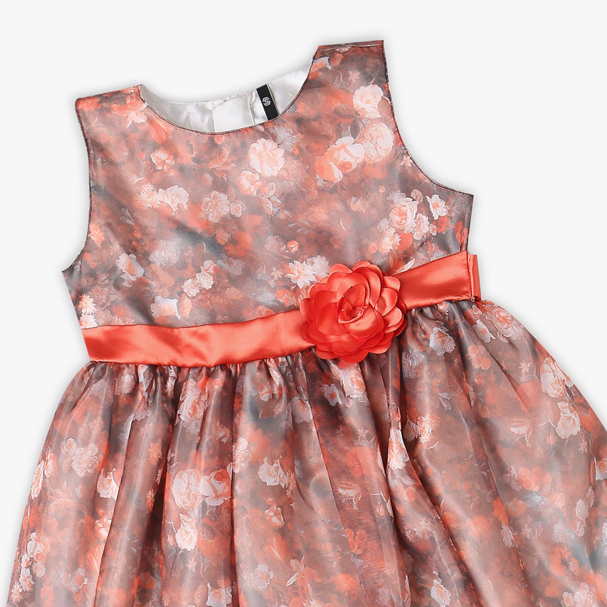 Girl's Regular Fit Printed Frock