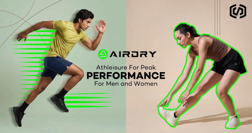 Airdry Athleisure Essentials: Performance Wear for Men & Women in India