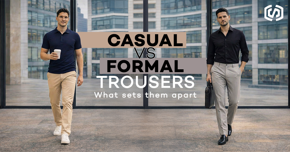 Casual Trousers vs Formal Trousers: What’s the difference?