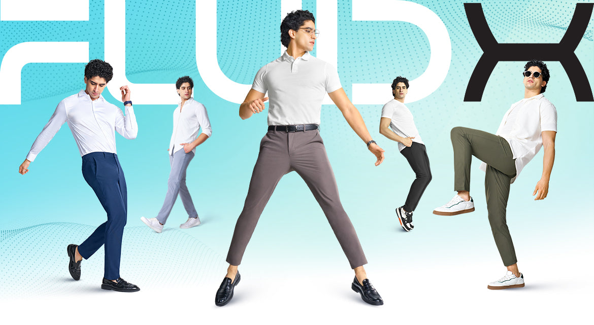 Meet FluidX Wrinkle-Free Pants for Men - The Best a Pant Can Get