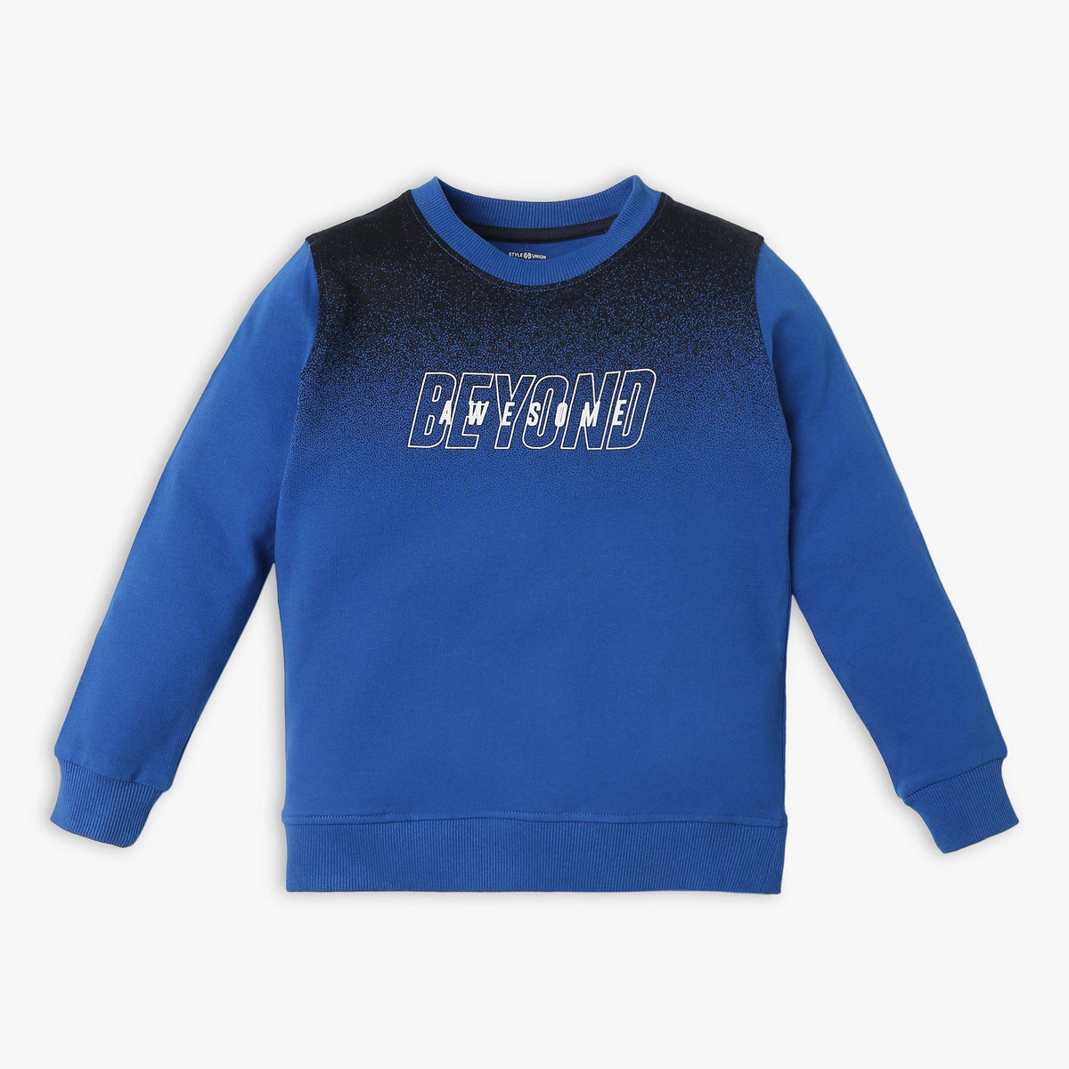 Boy's Regular Fit Printed Sweat Tees