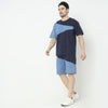 Oversize Uni-Sets Color Block T-Shirt