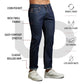 Tapered Crop Fit Selvedge Denim