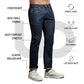 Tapered Crop Fit Selvedge Denim