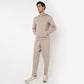 Regular Fit Solid Mid Rise Trackpants