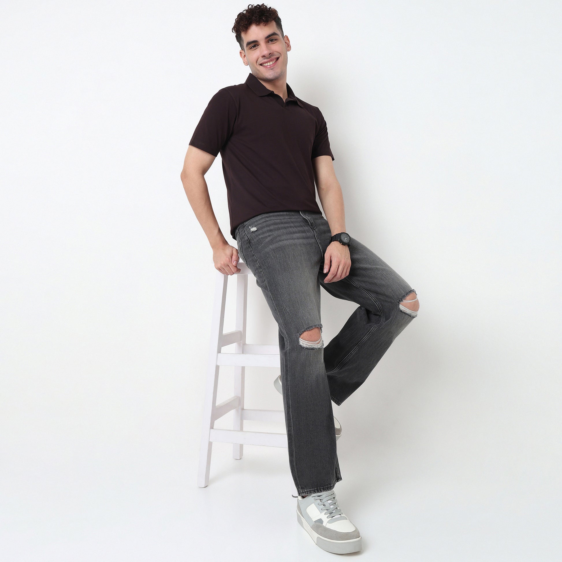 Air Polo Solid T-Shirt