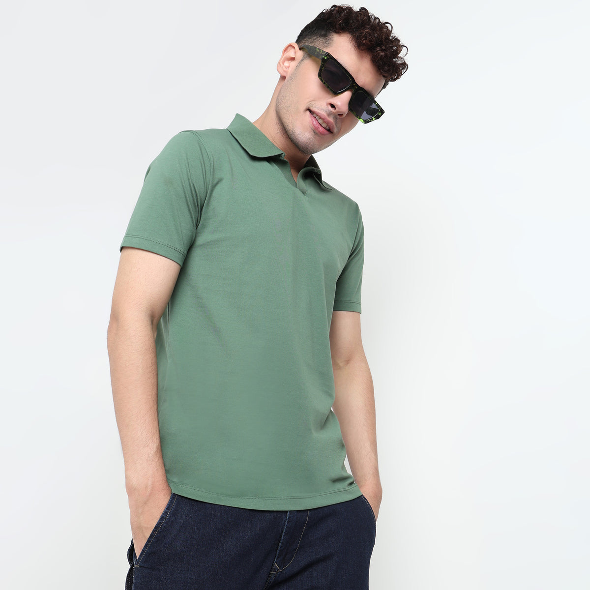 Air Polo Solid T-Shirt
