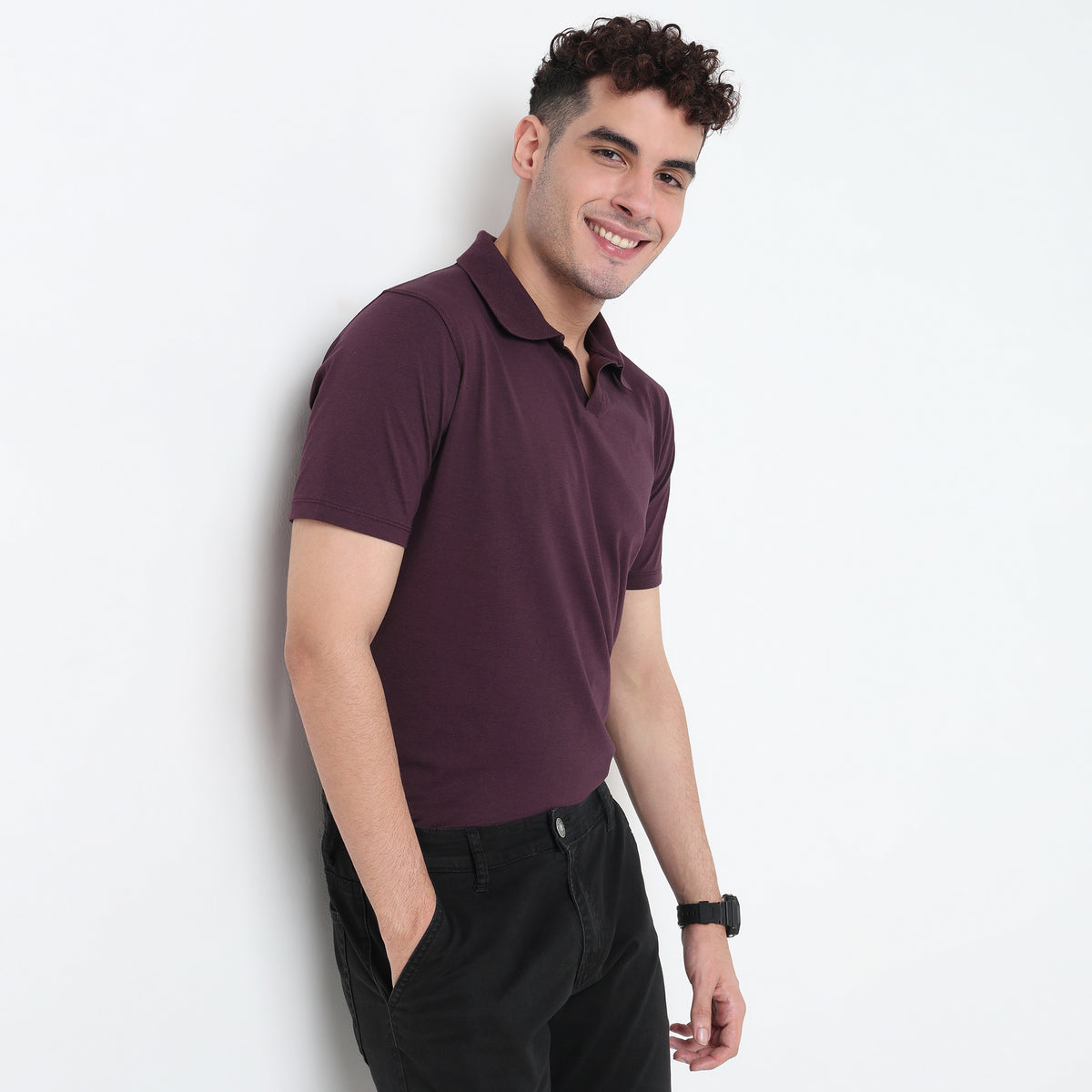 Air Polo Solid T-Shirt
