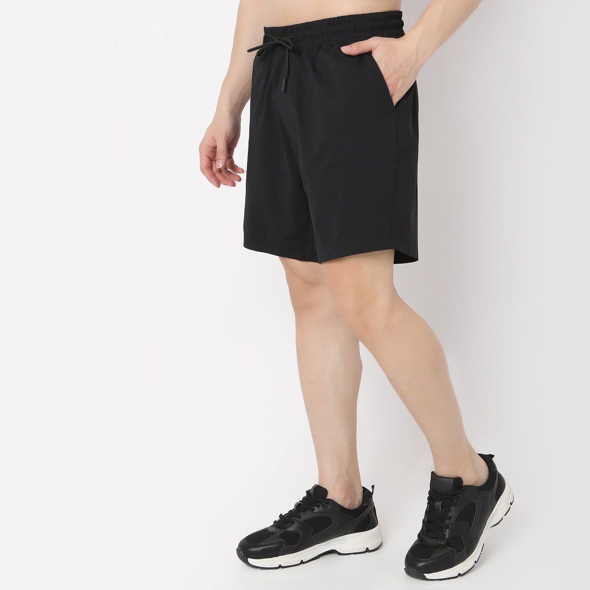 Elastomultiester Fabric Ultra Light Weight|Enhanced Flexibility And Stretch|Wicking Technology|Fast Dry And Breathable|Mobile Pocket Air Shorts