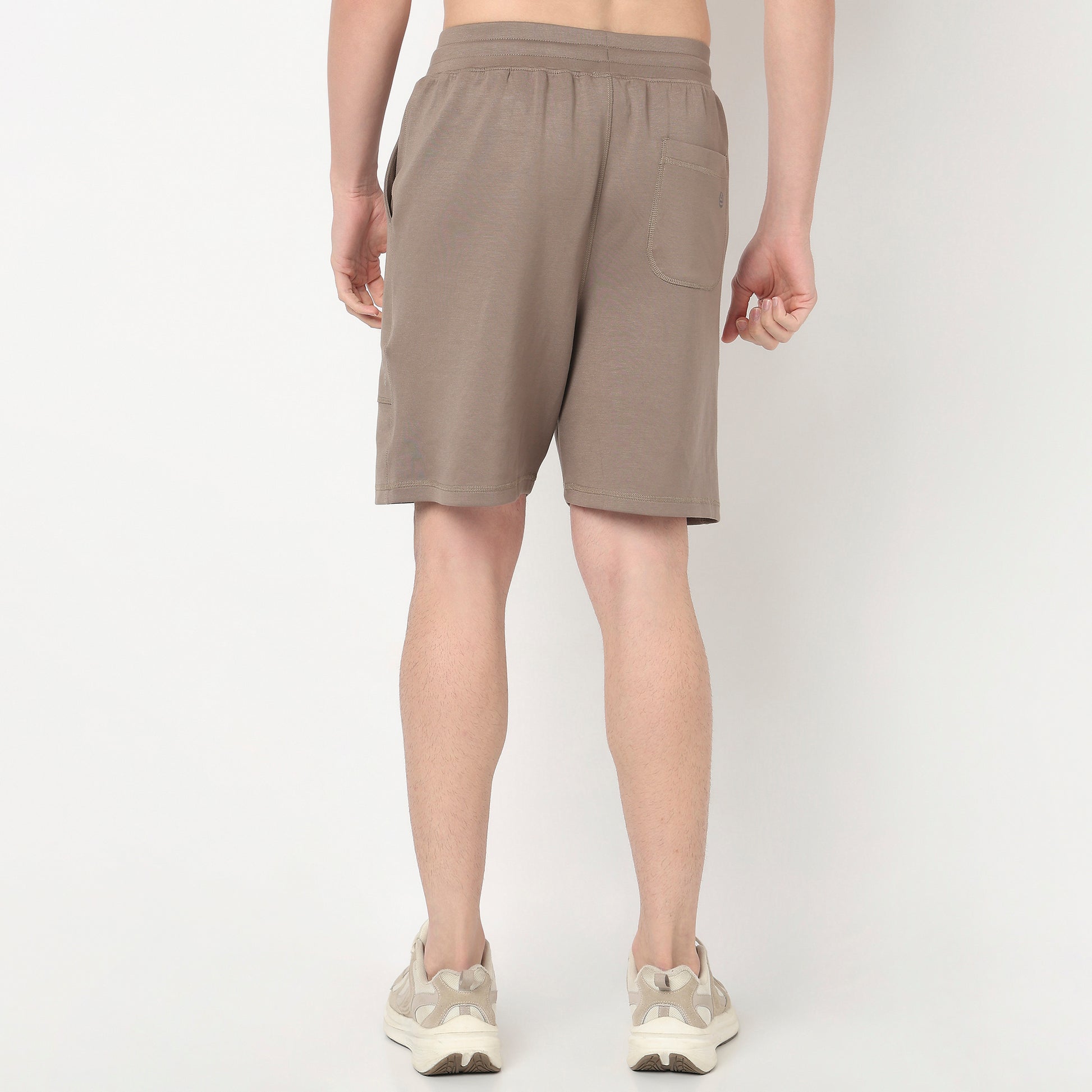 Solid Mid Rise Aero Shorts