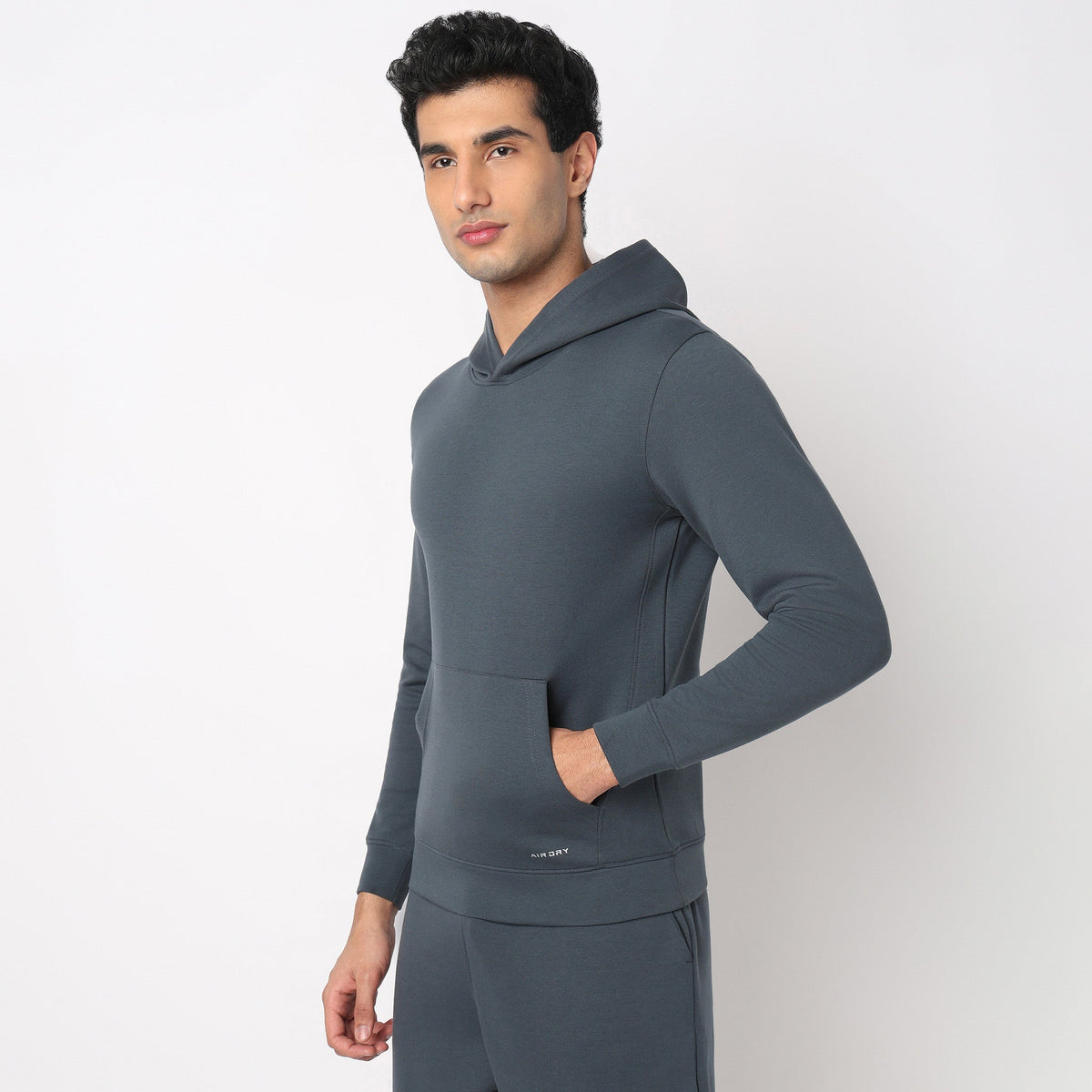 Regular Fit Solid Sweatshirt