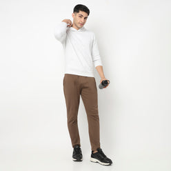 Regular Fit Solid Sweatshirt