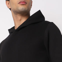 Regular Fit Solid Sweatshirt
