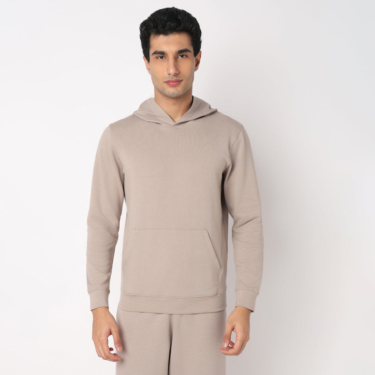 Regular Fit Solid Sweatshirt
