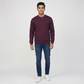Solid Crew Neck Sweat Tee