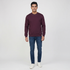 Solid Crew Neck Sweat Tee