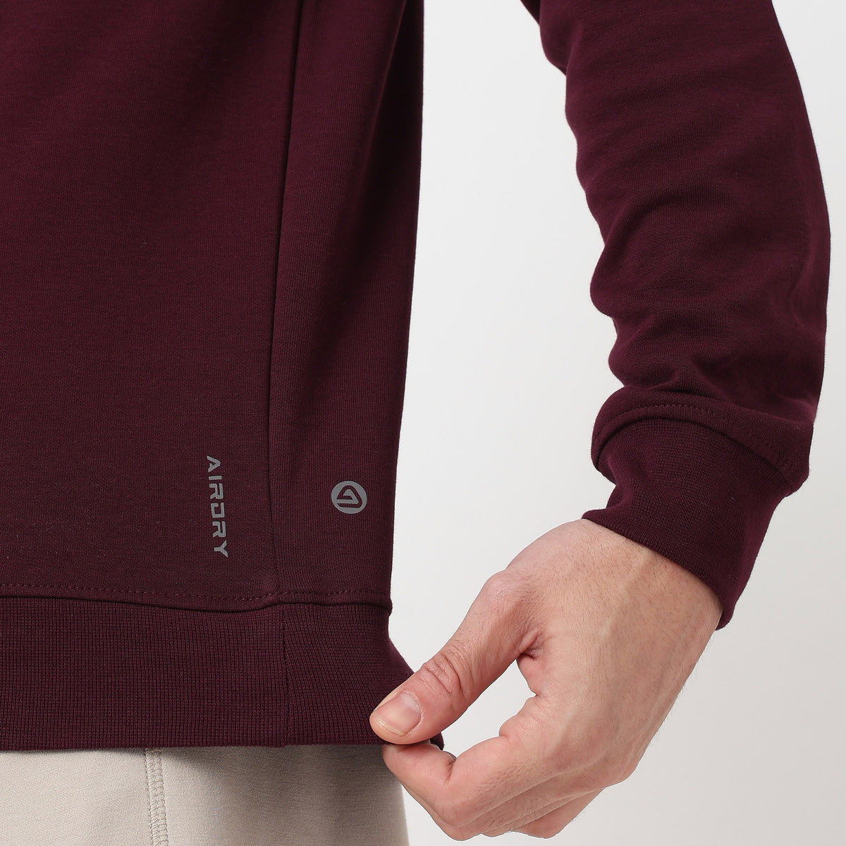 Airdry® Solid Crew Neck Sweat Tee