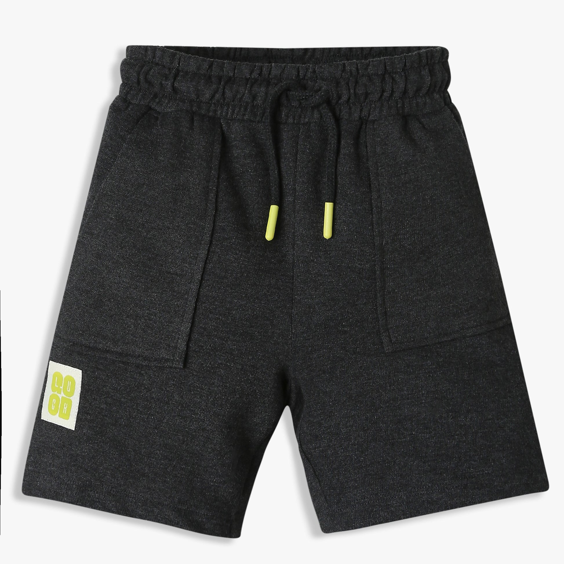 Boys Solid Cotton Shorts