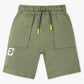 Boys Solid Cotton Shorts