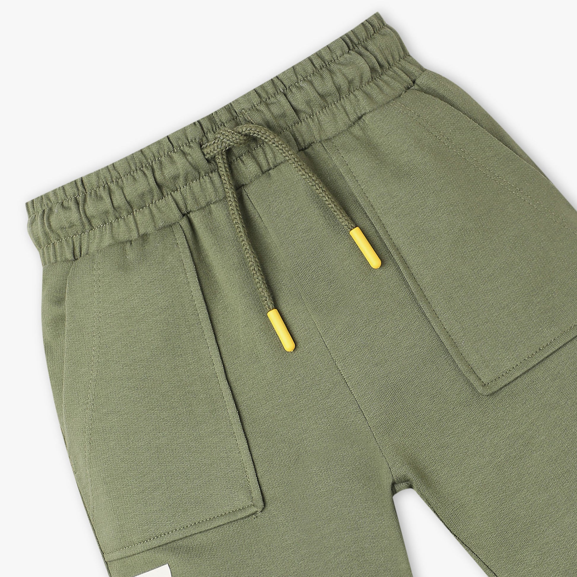 Boys Solid Cotton Shorts