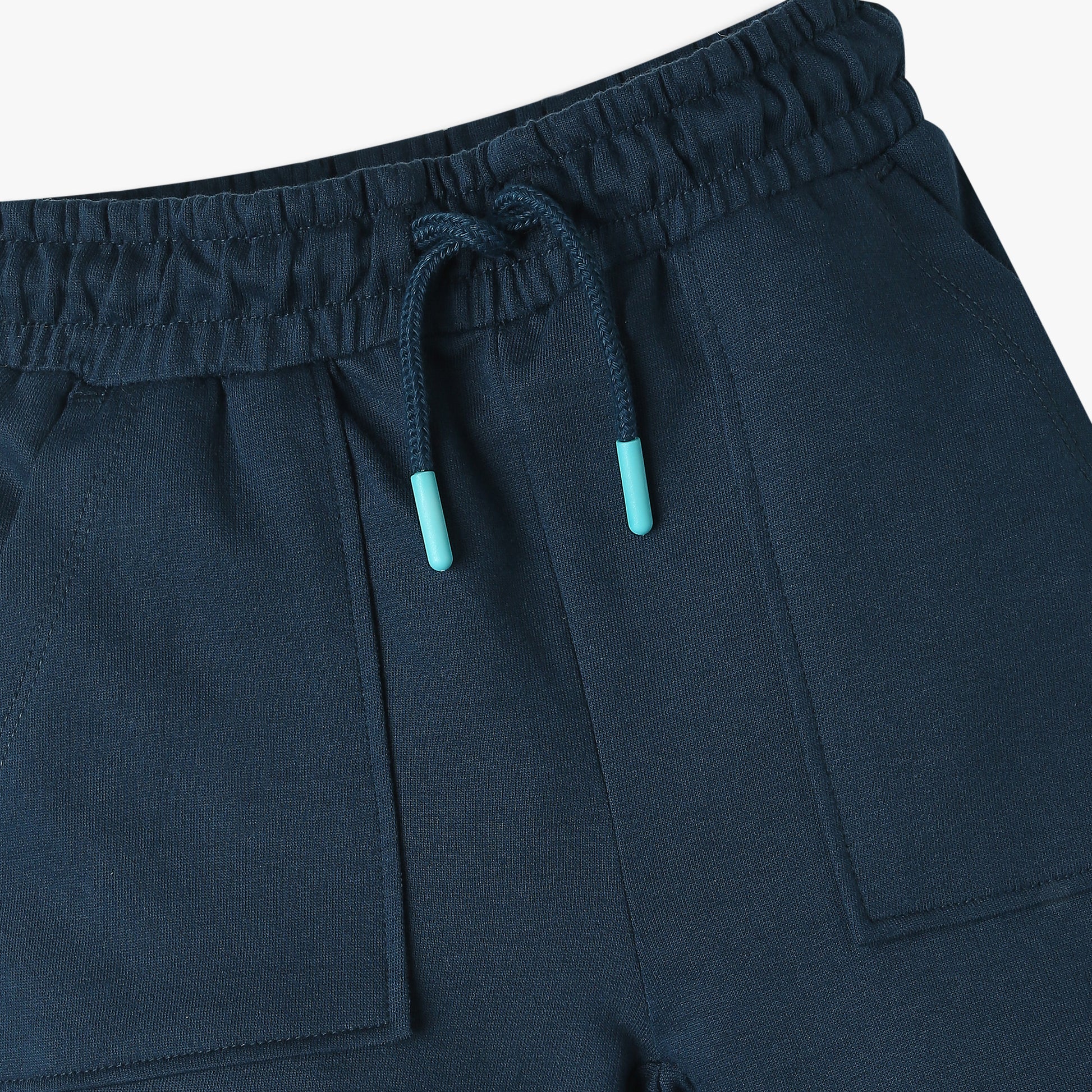 Boys Solid Cotton Shorts