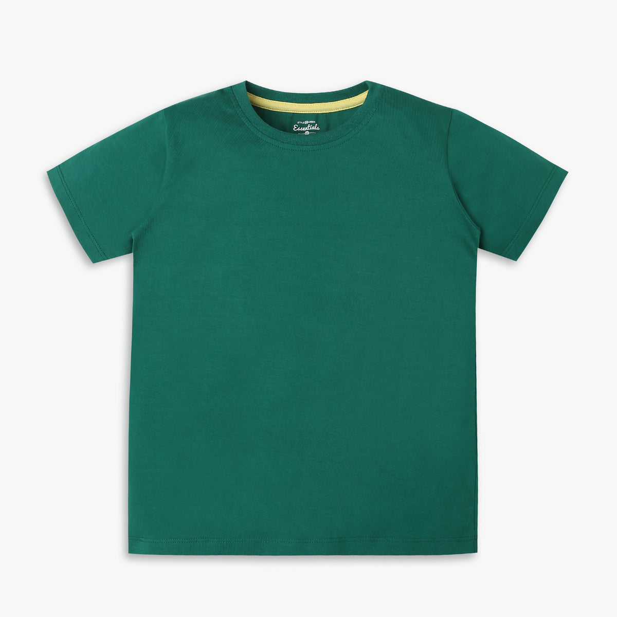 Boys Regular Fit Solid T-Shirt