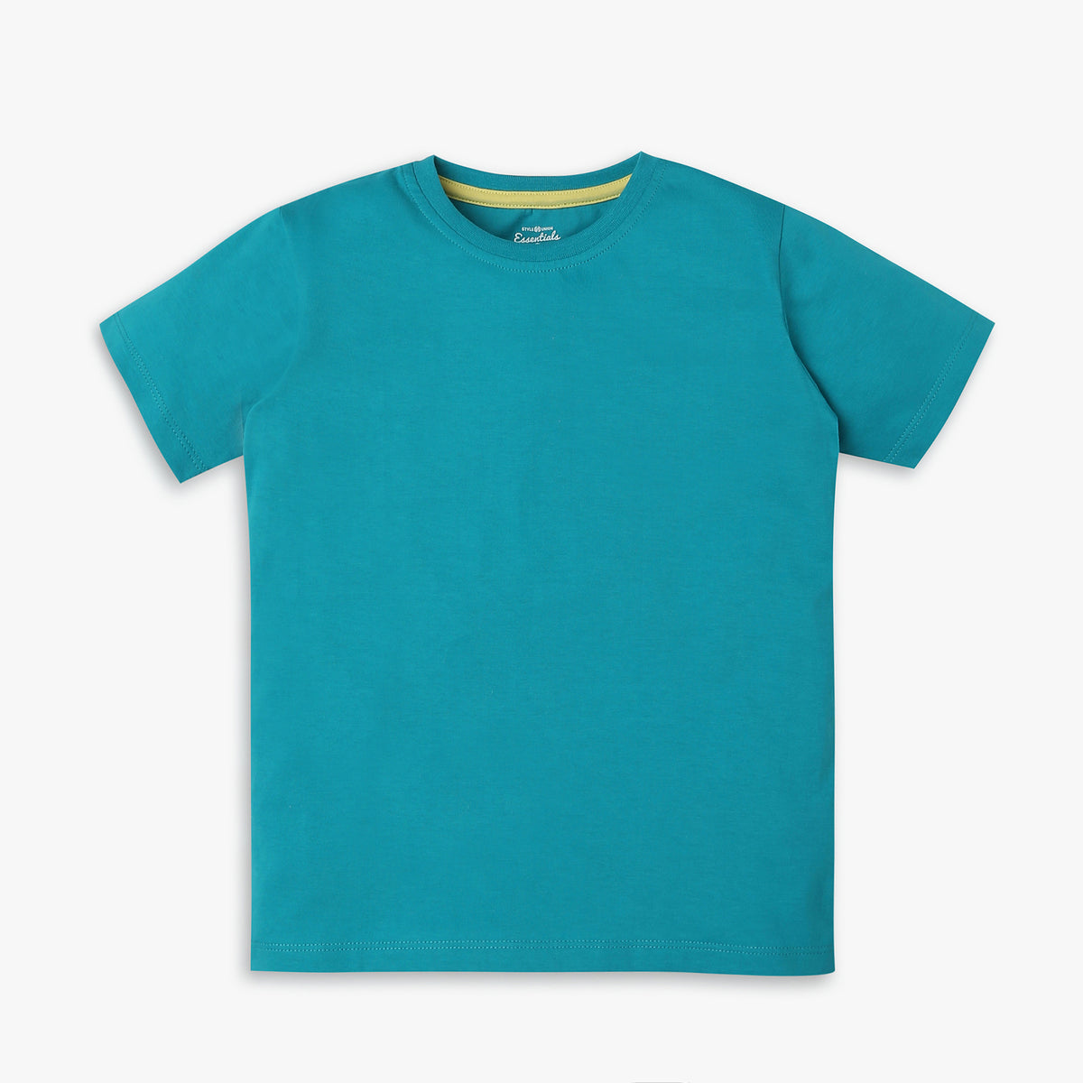 Boys Regular Fit Solid T-Shirt