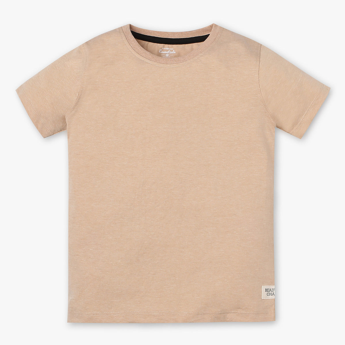 Boys Regular Fit Solid T-Shirt