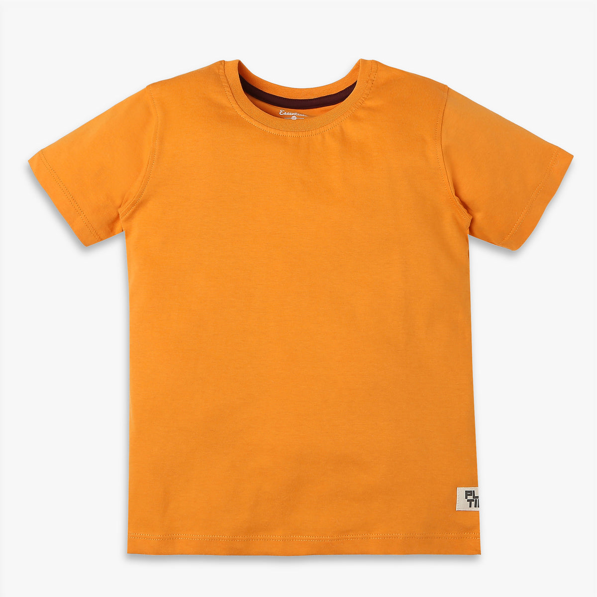 Boys Regular Fit Solid T-Shirt