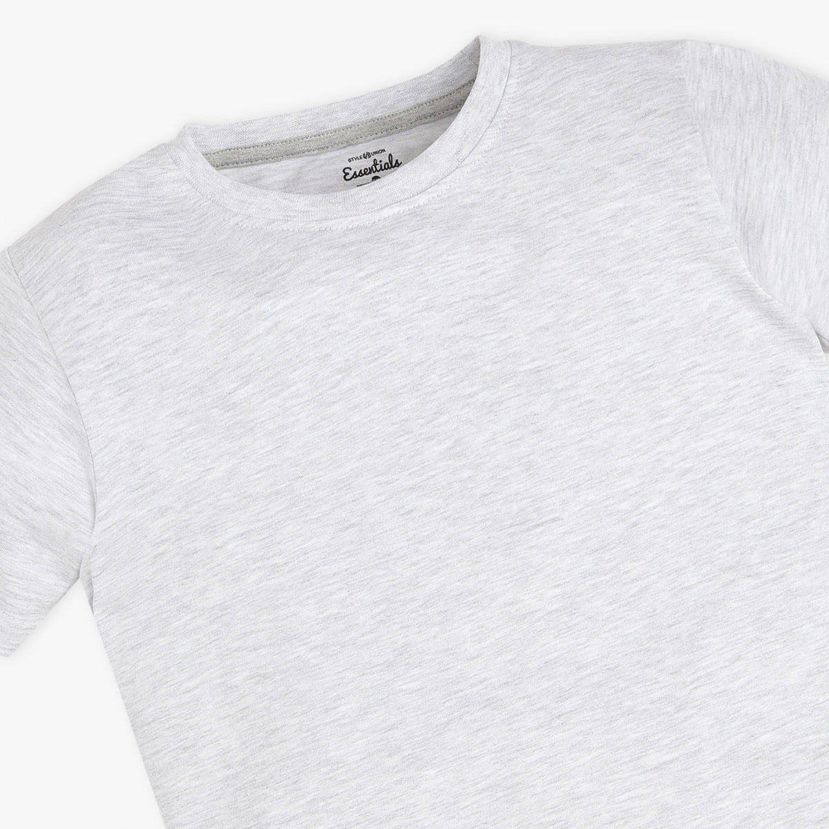 Boys Solid Crew Neck Core T-Shirt