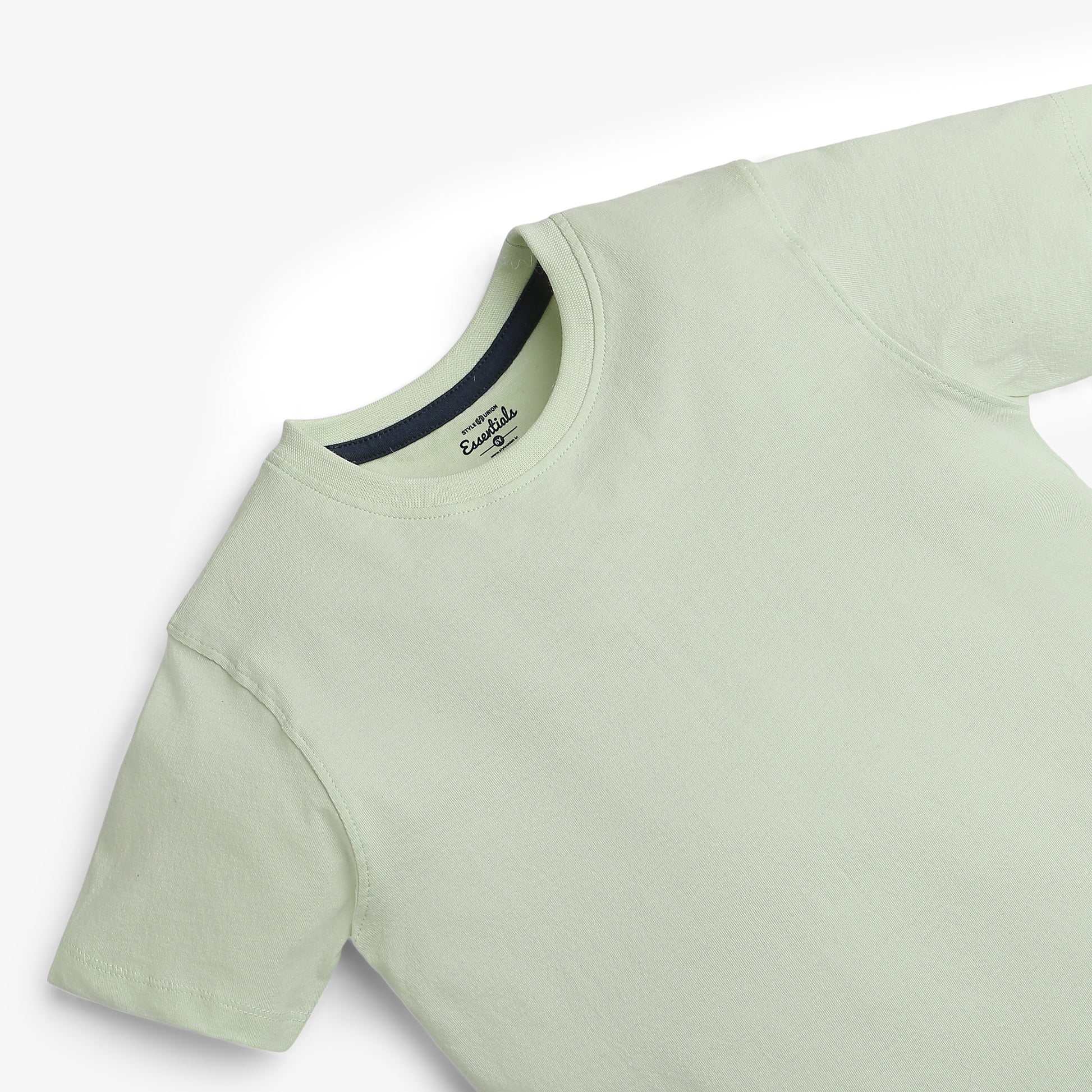 Boys Regular Fit Solid T-Shirt