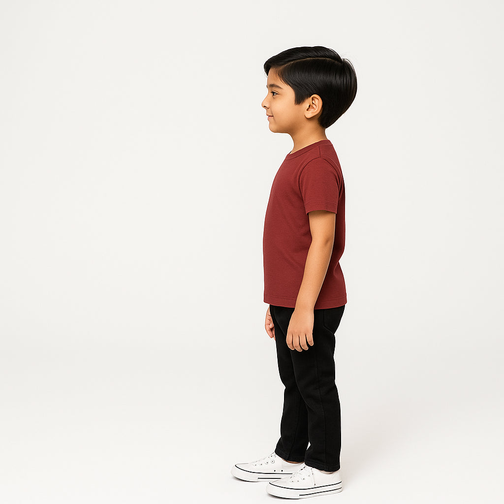 Buy Boys Crew Neck Cotton T-Shirt - Style Union