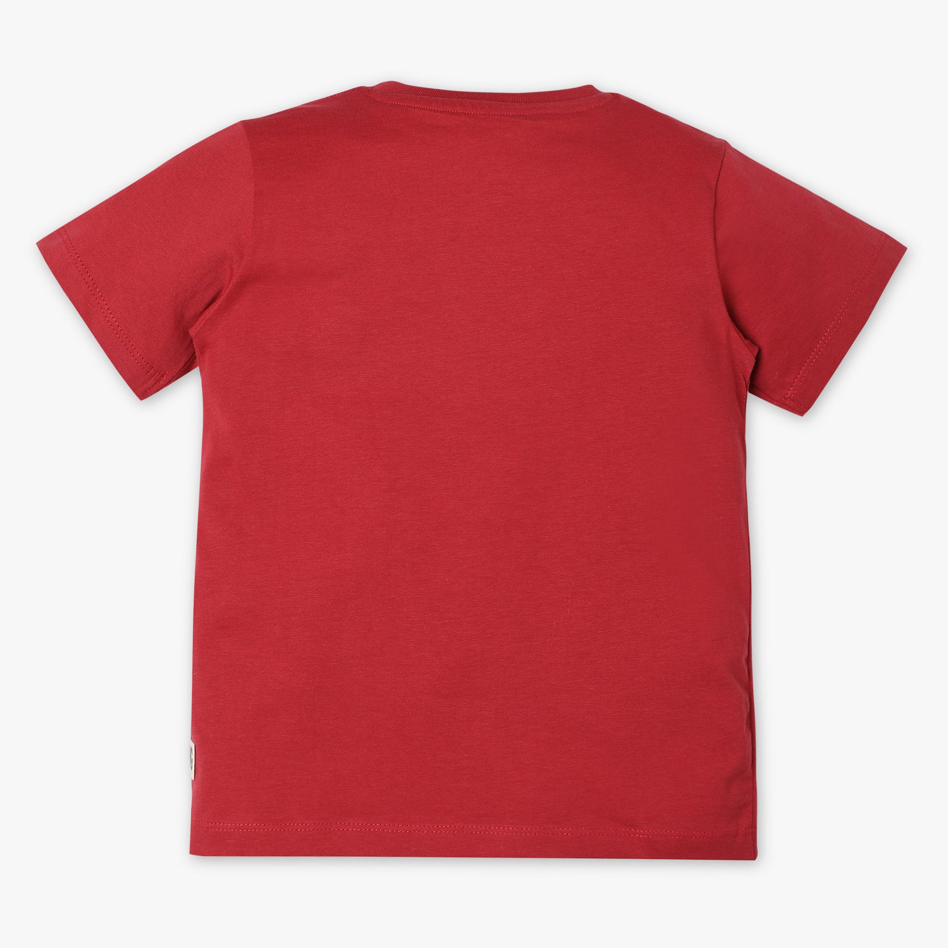 Boys Regular Fit Solid T-Shirt