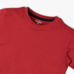 Boys Regular Fit Solid T-Shirt