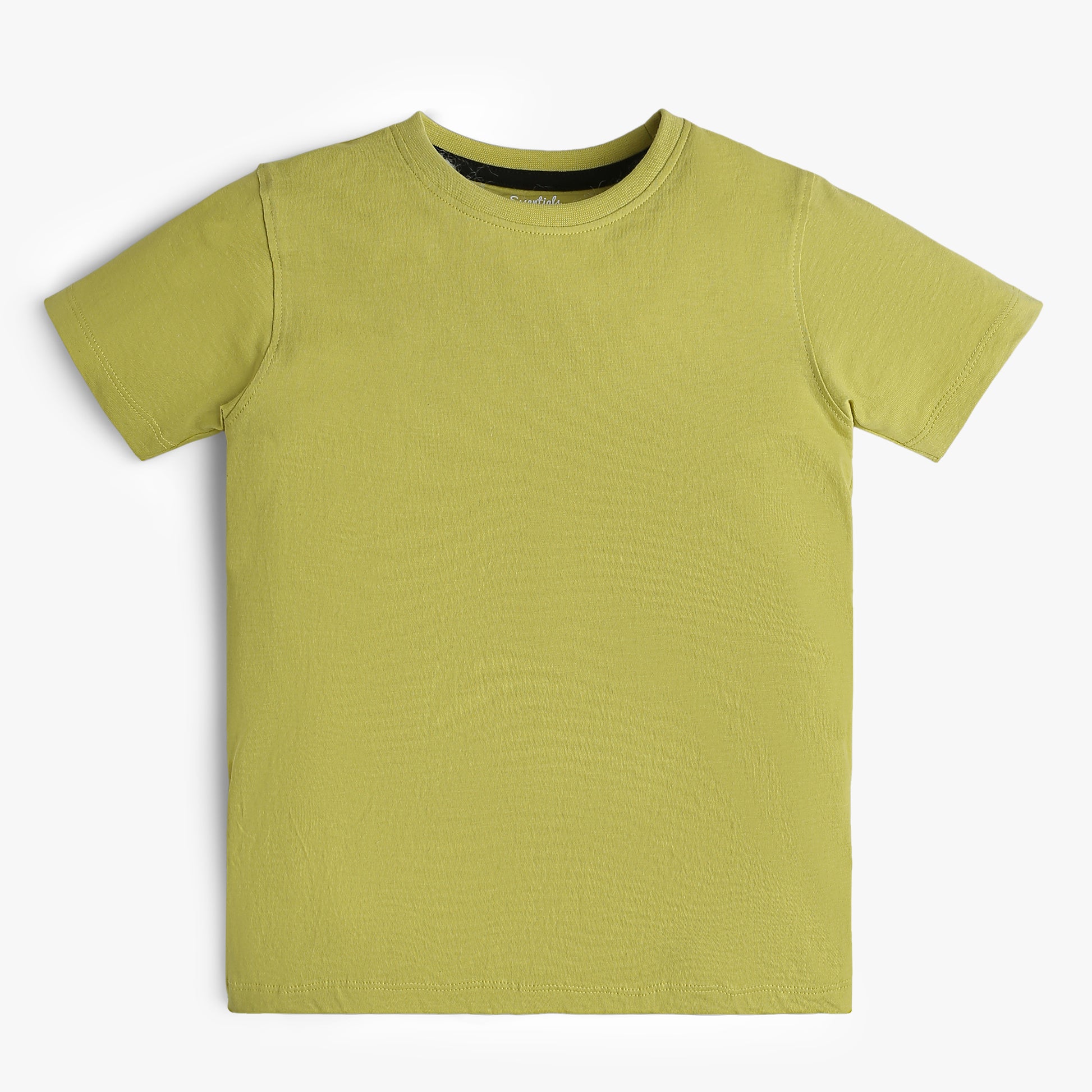 Boys Regular Fit Solid T-Shirt