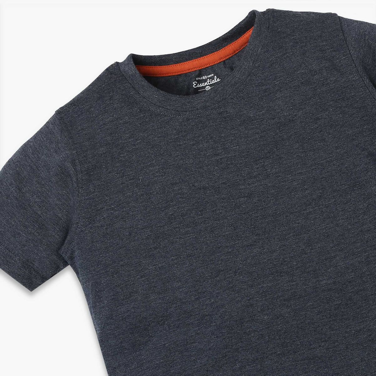 Boys Regular Fit Solid T-Shirt