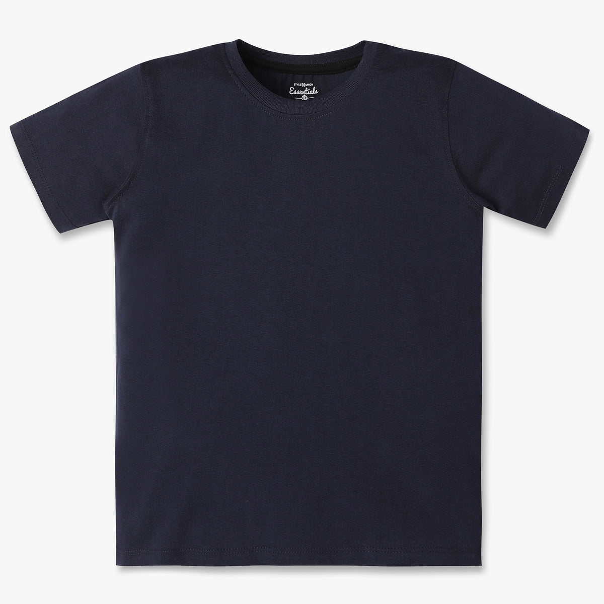 Boys Regular Fit Solid T-Shirt