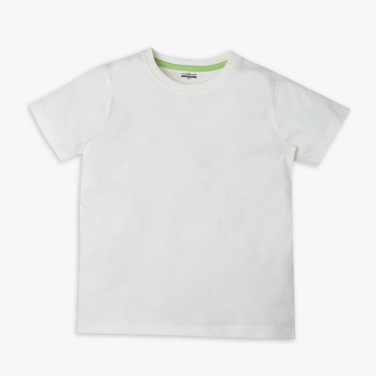 Boys Regular Fit Solid T-Shirt