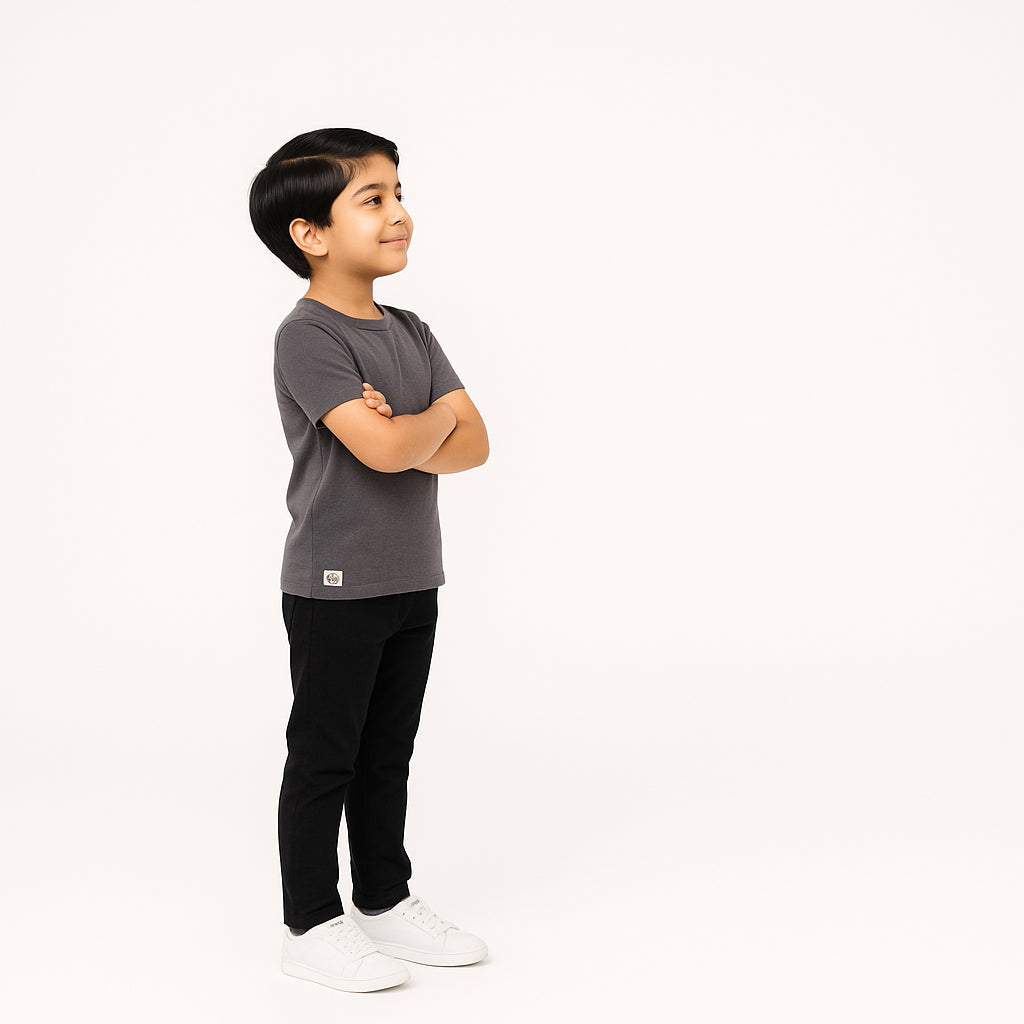 Buy Boys Crew Neck Cotton T-Shirt - Style Union