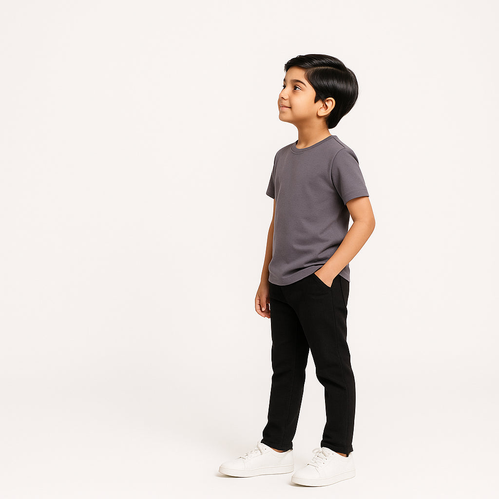 Buy Boys Crew Neck Cotton T-Shirt - Style Union