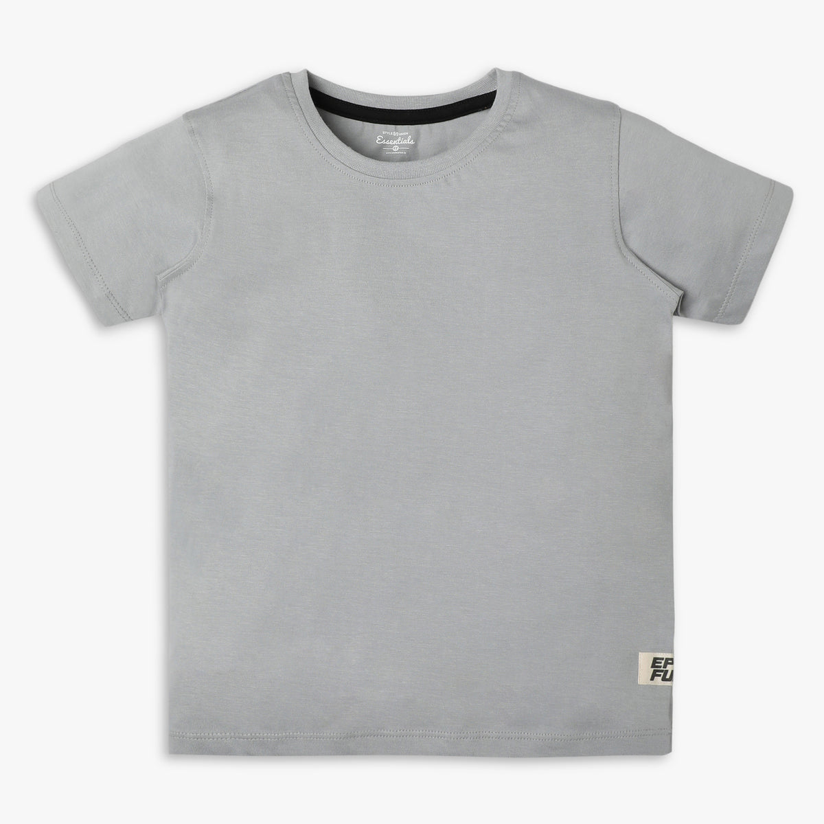 Boys Regular Fit Solid T-Shirt