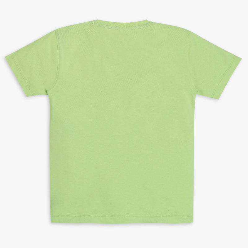 Boys Regular Fit Solid T-Shirt