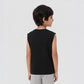Cotton Solid Sleeveless T-Shirt