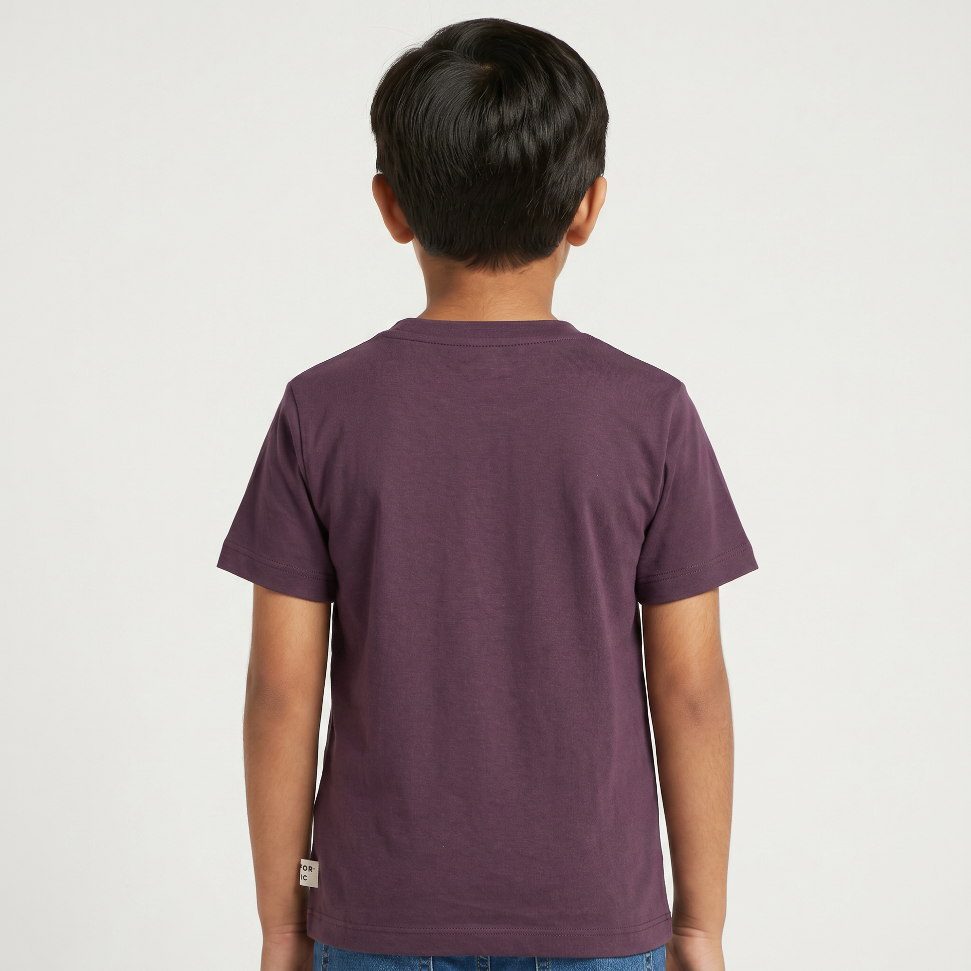 Boys Cotton Crew Neck T-Shirt