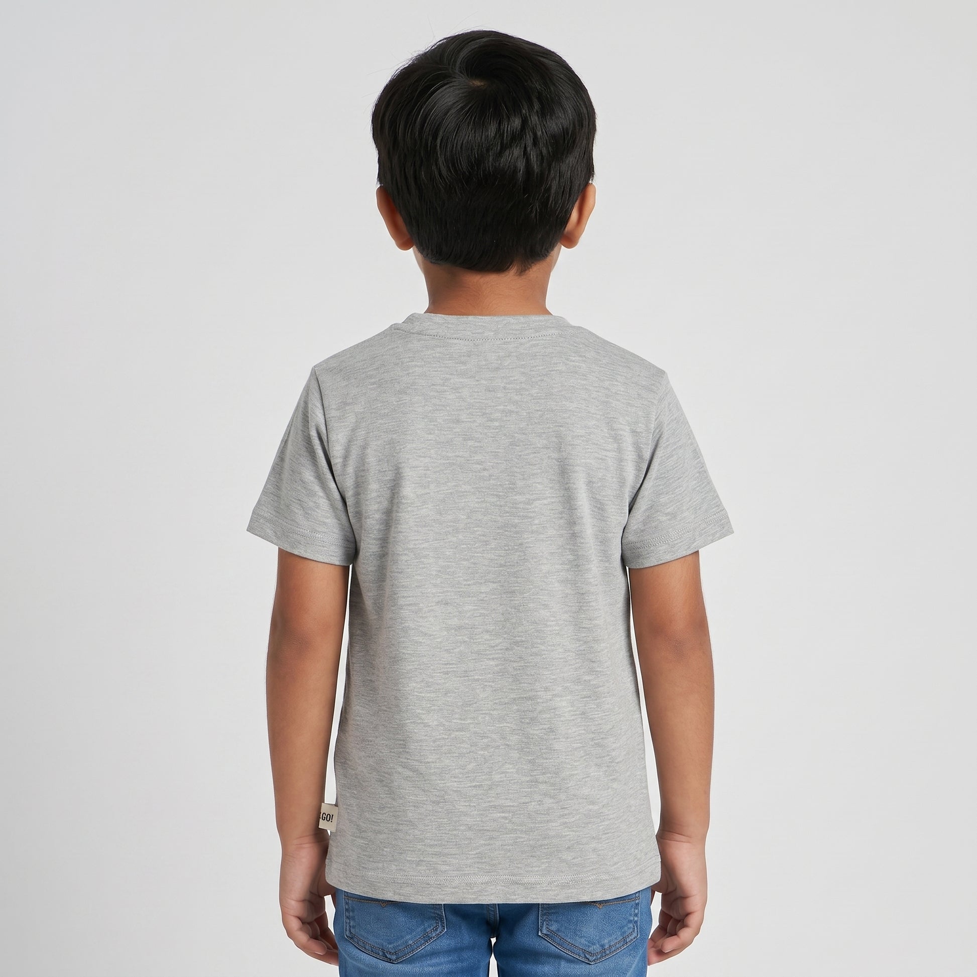 Boys Cotton Crew Neck T-Shirt