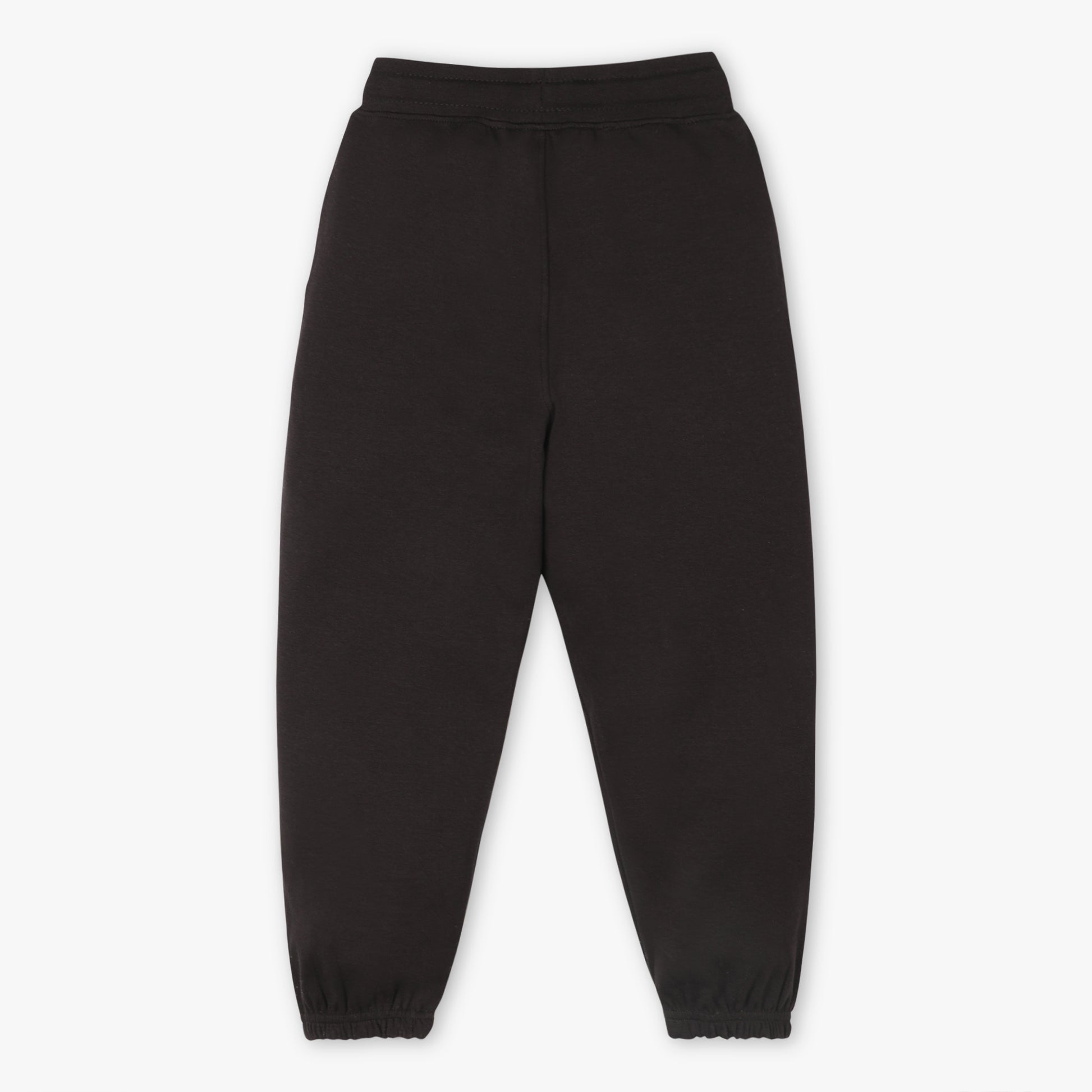 Boys Regular Fit Solid Mid Rise Trackpants