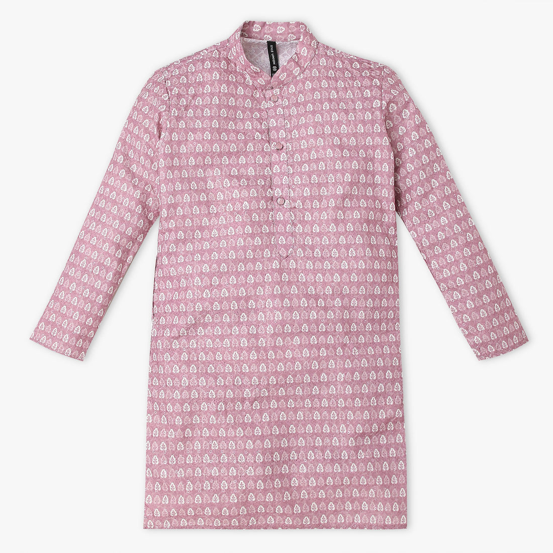 Boys Embroidered Kurta with Pant Set