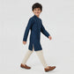 Boys Printed Woven Kurta Set